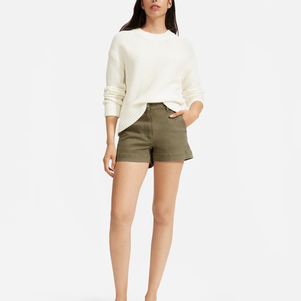 Everlane - The Link-Stitch Crewneck Sweater - Bone - Size L